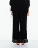 Sunlight & Shadow Silk Pant - Black