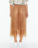 Sway Mesh Skirt - Tan