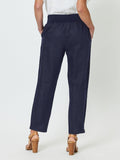 Sarah Linen Pant - Navy