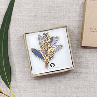 Golden Wattle Bouquet Brooch