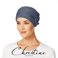 Lotus Turban - Steel Blue