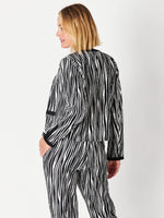 Stripe Jacket - Black/White