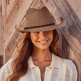 Benji Cowboy Hat - Black/Camel