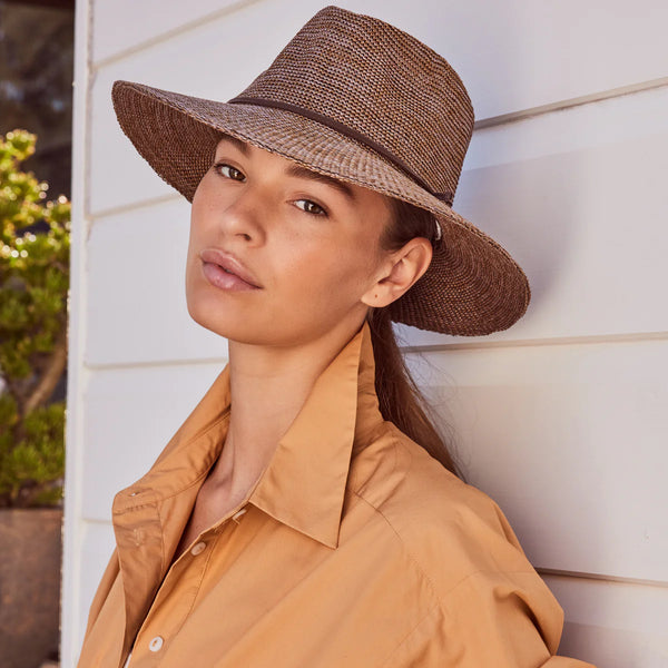 Jacqui Mannish Hat - Suede