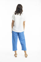 Linen Pant - Blue