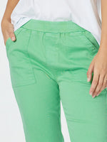 Isabella cotton Pant - Green