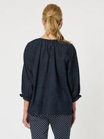 Mila Lace Top - Navy