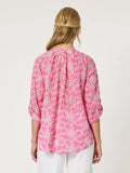 Ellie Embroridery Top - Pink