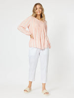 Venice Stripe Tunic - Papaya