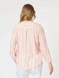 Venice Stripe Tunic - Papaya