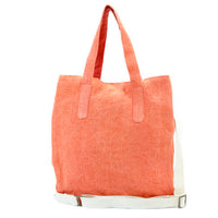 Oversized Juco Tote - Orange