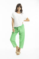 Linen Pant - Parrot