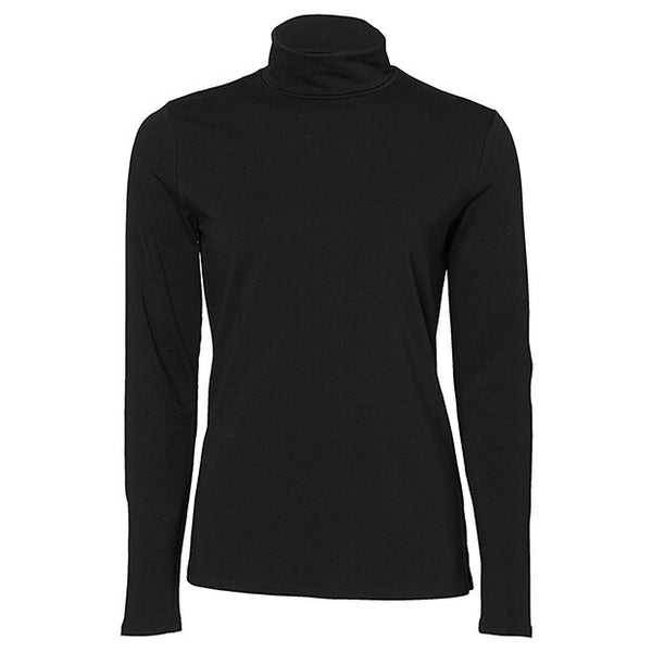 Roll Neck Skivvy - Black