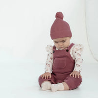 Berry Knit Pocket Overall