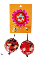 Bobble Earrings - Watermelon