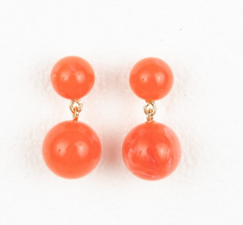 Catherine Earrings - Orange