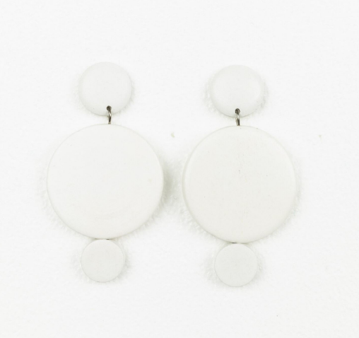 Bernice Earrings - White