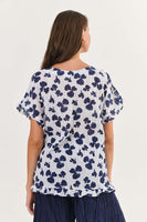 Bluebell Short Sleeve Cotton Top