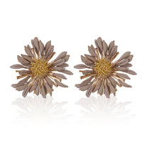 Flora Earrings - Grey