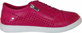 Cabello EG17 Leather Sneaker - Fuchsia