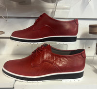 Aco Akram Red Leather Shoes for men and women