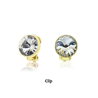 Swarovski Crystal Clip On Earrings