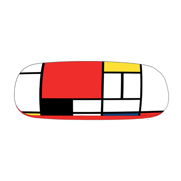 Hard Glasses Case - Mondrian Composition