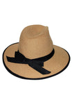 Lois Fedora - Camel/Black