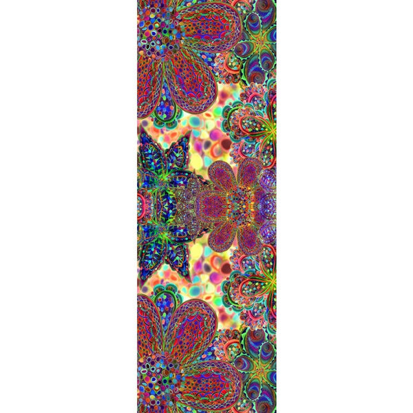 Flower Abstract Scarf - Cotton