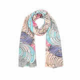 Swirls Scarf - Cotton Modal