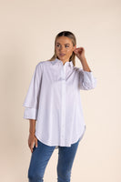 White Shirt w/Cuff Detail