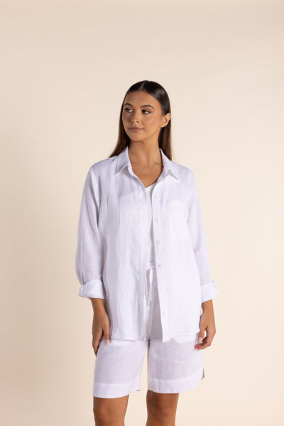 Linen Shirt - White