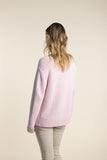 Chunky Knit Crew - Pale Pink