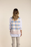 Multi Check Jacquard Vest