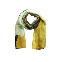 Japanese Floral Scarf - Modal/Silk