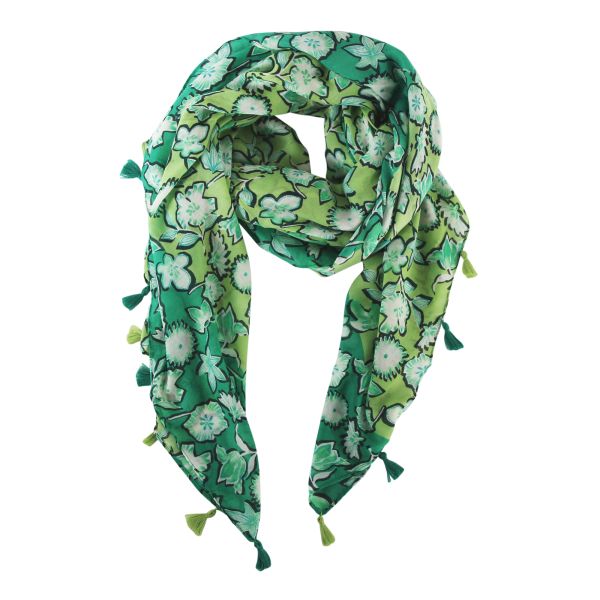 Blossom Scarf - Green