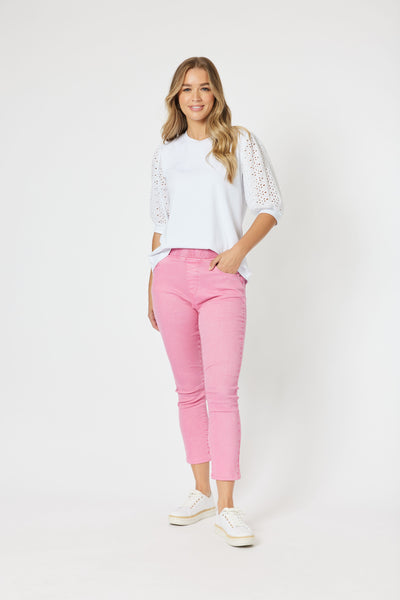 Bella Stretch Jean - Pink