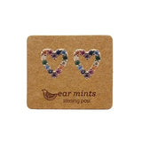 Rainbow Heart Earrings