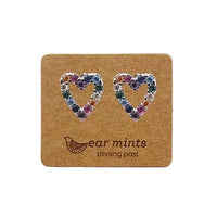 Rainbow Heart Earrings