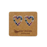 Rainbow Heart Earrings