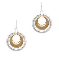 Double Circle Earrings