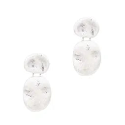 Disc Drop Earrings