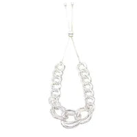 Linked Circle Bracelet - Silver