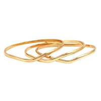 Nesting Bangles S/3 - Gold