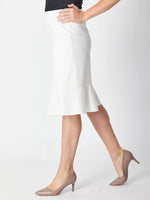 Nola Ruffle Skirt - White