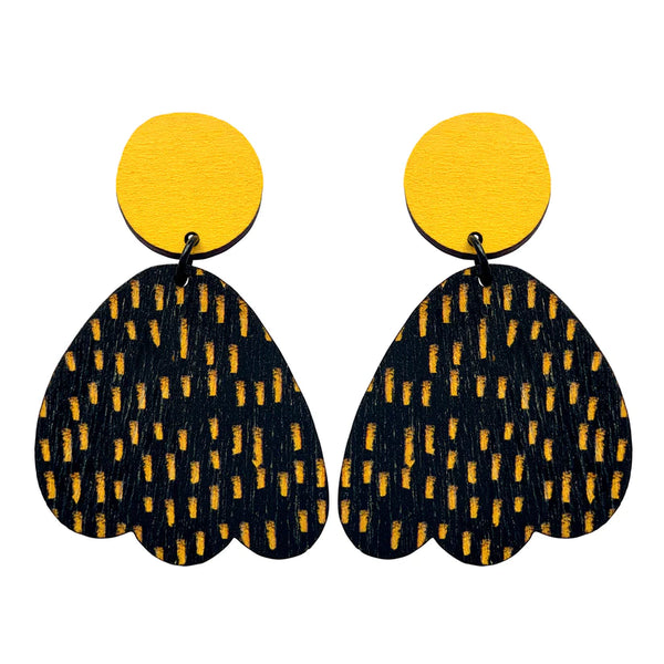 Tulip Earring - Yellow 2 Piece