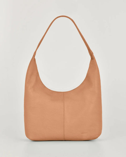 Melissa Leather Shoulder Bag - Camel