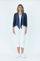 Mesh Cardi - Navy