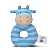 Mr Moo Organic Rattle