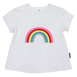 Rainbow Swing Top - White